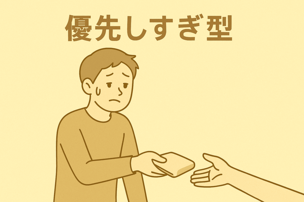優先しすぎ型